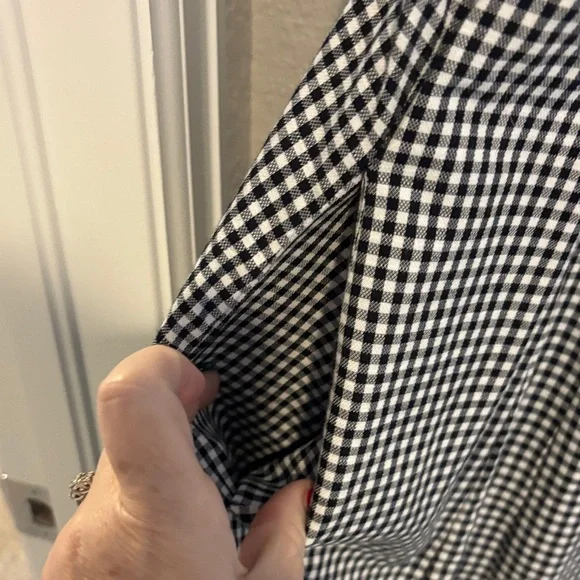 a new day Black and White Checkered Midi Dress - Picture 4 of 6